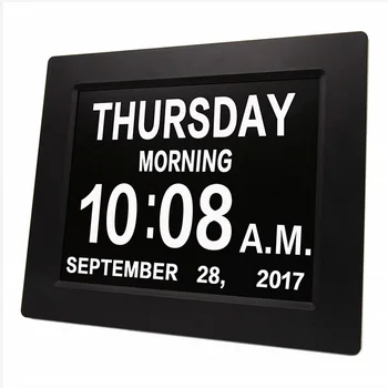 

8 LED Large Screen Digital Wall Table Calendar Week Year Display Rome Clock