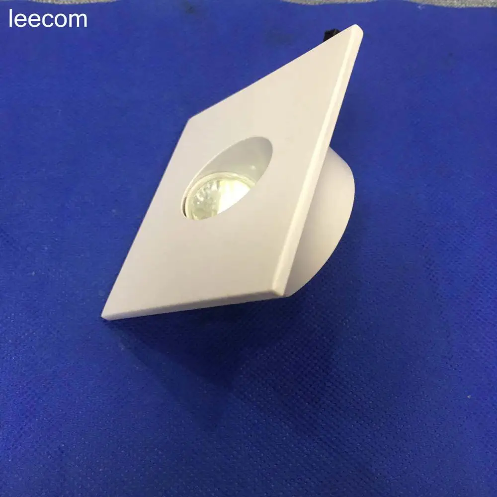 

10pcs/lot Led Mini Cabinet Downlight 1w Diameter 80mm 230v White Frame Recessed Ceiling No Flicker Spot Lights For Home