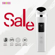 SWOISS введение отрицательных ионов и экспорт ионов Очищающий Инструмент горячей и холодной косметологическое оборудование для лица укрепляющая машина
