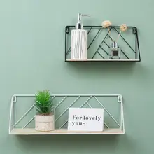 

Wear-resistant Wrought Iron Decorative Wall Mount Rack for Living Room