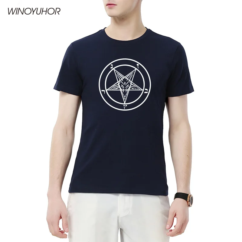 Мужская Летняя хлопковая Футболка с принтом и коротким рукавом | одежда