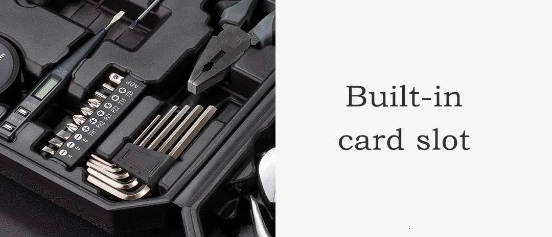XIAOMI JIUXUN TOOLS Toolbox Мощный многофункциональный домашний ремонт необходимый сплав сталь ковка обслуживание разборка