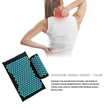 

Massage Cushion Pillow Yoga Mat Muscle Tension Spike Pad Body Relieved Stress Pain Acupuncture Massager for Yoga Decor
