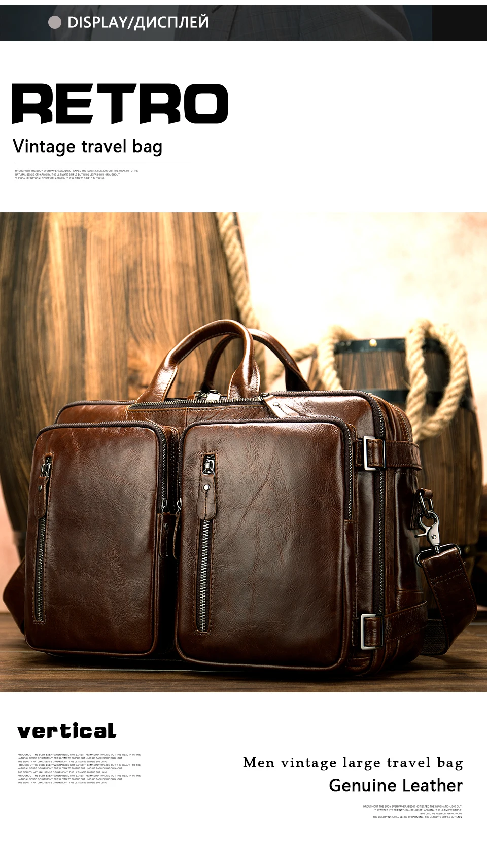MVA мужская сумка-мессенджер, кожаная сумка-мессенджер, мужские сумки через плечо, Большая вместительная винтажная сумка для компьютера 432