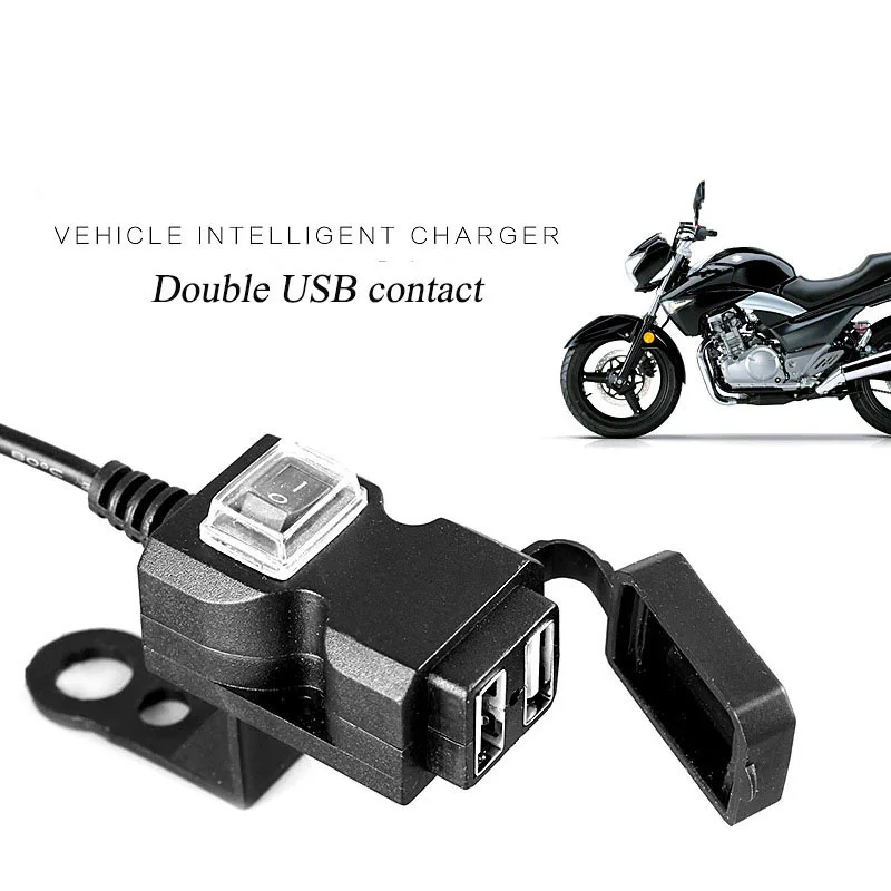 Кабель адаптер с двумя USB портами водонепроницаемый а|Электроаксессуары для