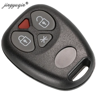 

jingyuqin 50pcs Car-styling for PX 32 Positron Alarm 4 Button Car Key Shell Case Replacement