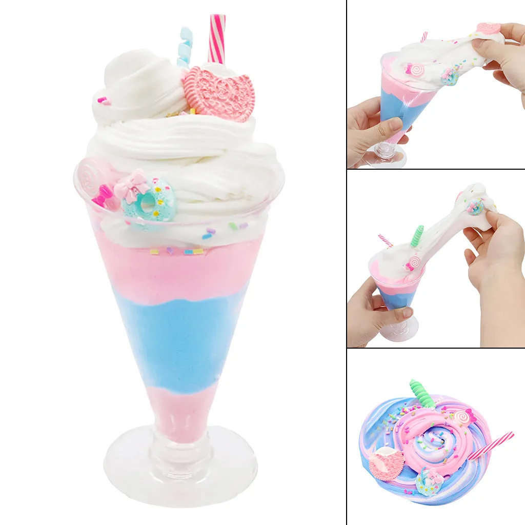 Ice Cream Slice Clay Could Slime Putty Scented Stress Kids Clay Toy pate a modeler enfant high quality W1005