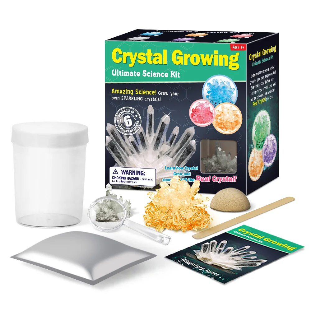 Blind Box Crystal Growing Kit DIY Science Experiment for Kids Magical Funny STEAM Toys Educational Interesting Gifts | Игрушки и хобби