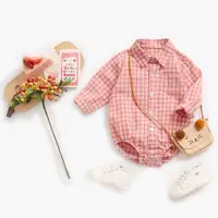 Sanlutoz Newborn Bodysuit for Baby Boy Casual Cotton Baby Clothing Long Sleeve Toddler Infant Clothes Fashion Plaid 4