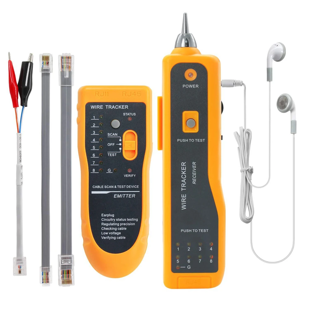 JW-360 LAN Network Cable Tester Diagnose Tone Cat5 Cat6 RJ45 UTP STP Line Finder RJ11 Phone Telephone Wire Tracker Tracer xq 350 lan network cable tester telephone wire tracker for stp utp cat5 cat6 rj45 rj11 line finder xq350 diagnose tone tracer