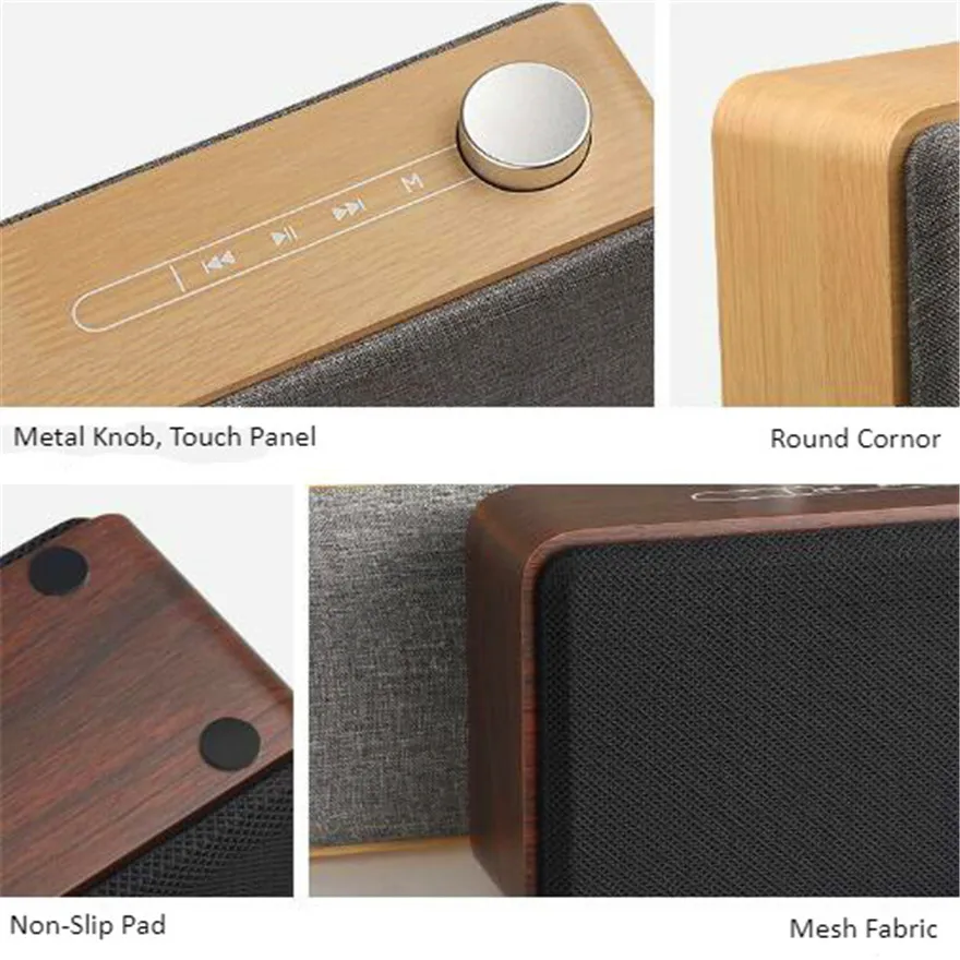 Деревянный динамик коробка Hifi аудио говорящая Bluetooth Колонка музыкальный центр Bluetooth динамик s музыкальная Колонка Бумбокс динамик ing Саундбар