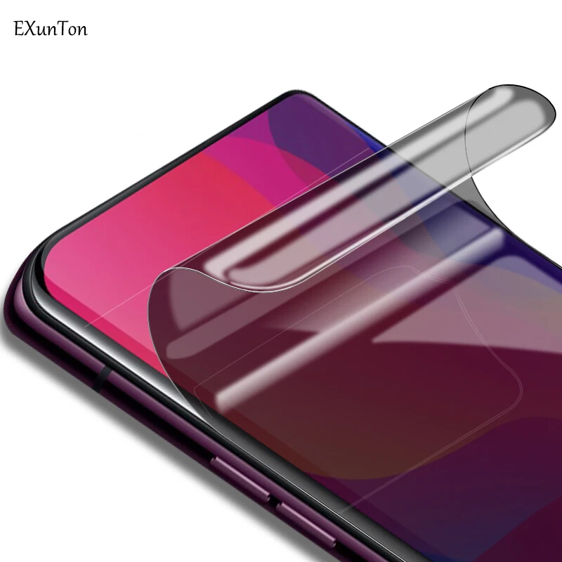 Мягкая Гидрогелевая мембрана с полным покрытием 3D для OPPO Find X X2 Pro защитная пленка