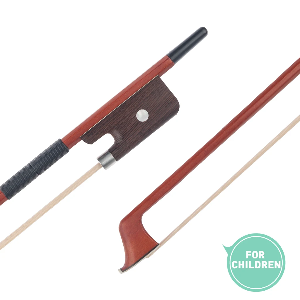 Mongolian Morin Khuur / MaTouQin Bow Brazilwood Wenge Frog White Horse Hair Specialized Design For Children 4 4 brazilwood fiddle bow octagonal stick white unbleached mongolian horse hair well balanced for quick response and resiliency