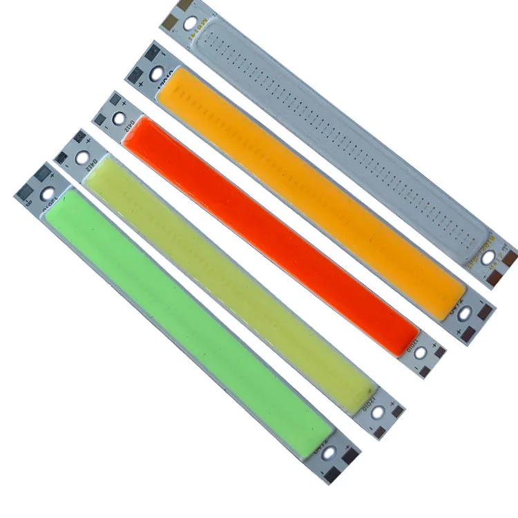 

Electricity Supplier High Quality Light Source Supplier DC12V 120*10 Mm Cob LED Integrated Flip Light Source Light Board