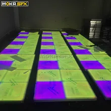 Светодиодный чувствительный танцпол декор для диско клуба светодиодный сценический светильник танцпол