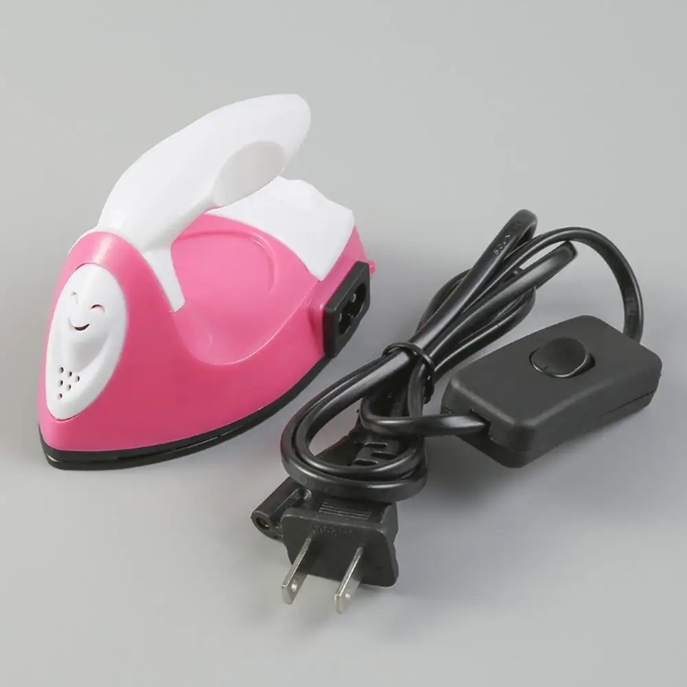 Mini Electric Iron Portable For Travel DIY Crafting Craft Clothes Sewing Supplies EU /US Plug