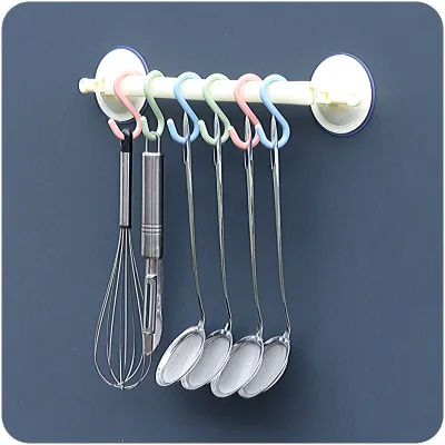 

Big promotion 1 pcs Kitchen Hanging Hanger Storage Holders 20g Organizer Household Home Essential Useful New S Shaped Hooks