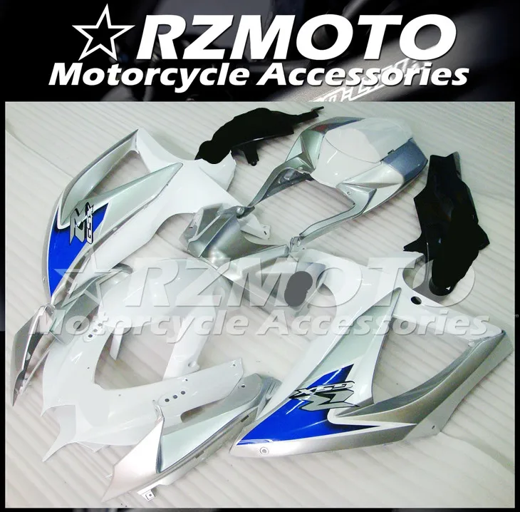 ABS мотоцикл обтекатель комплект для SUZUKI GSXR600 750 K8 2008-2010 год кузов литья под давлением Магазин № 1151