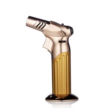 

Jobon New Torch Lighter Jet Gas Cigar Lighter Turbo Windproof Powerful Metal Spray Gun Kitchen Pipe Lighter Outdoor Gadgets Man