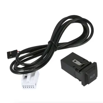 

New Car USB AUX Audio Switch Cable for VW1 Golf GT I R MK6 MK5 Jetta RCD310 RCD510