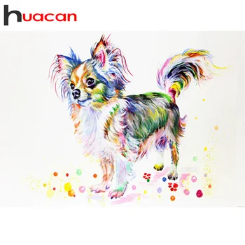 

Huacan 5d Diamond Painting Animal Dog New Arrivals Full Square/Round Drill Diamond Embroidery Mosaic Handicraft Home Decor