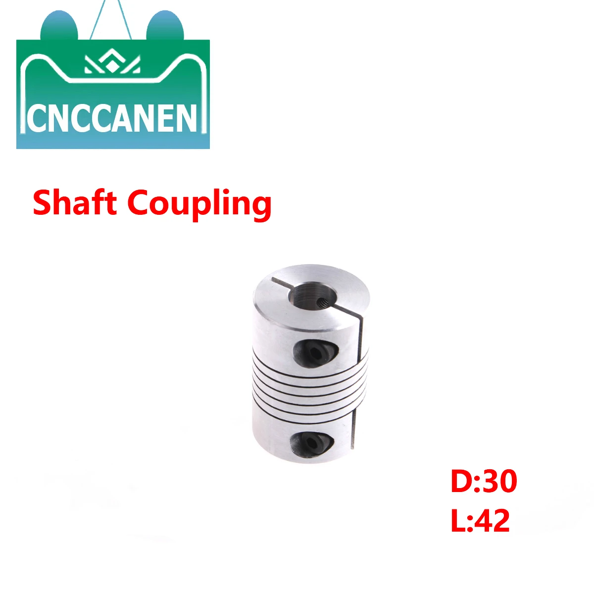 6.35mm x 12mm 1/4" Aluminum Flexible Shaft Clamp Coupler Coupling 6.35 x 12 Nema 