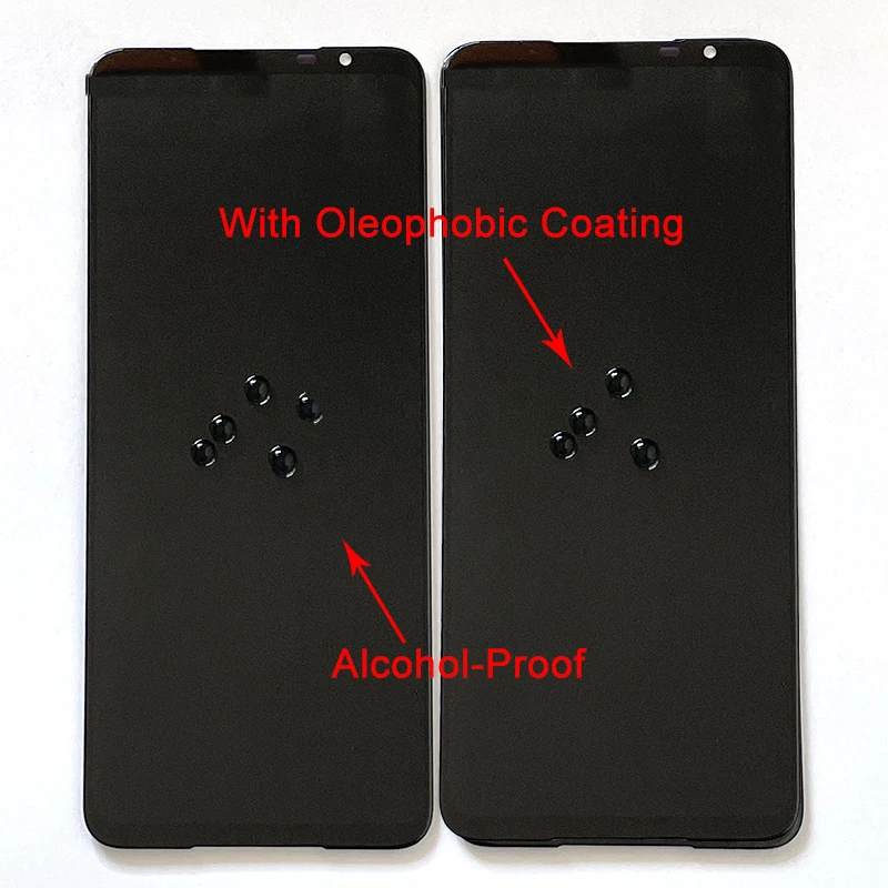 Amoled Novo Original para Asus Rog Phone 6d Ai2201c Tela Lcd Tela de Toque Digitador para Asus Rog Rog7 Lcd Frame - Image 3