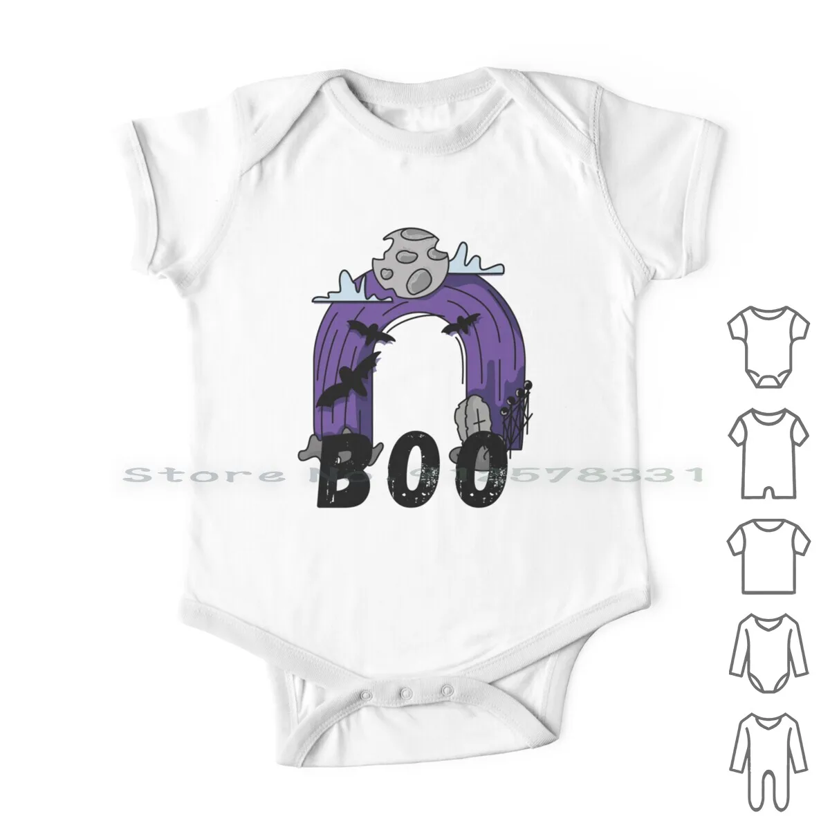 

Halloween Rainbow Newborn Baby Clothes Rompers Cotton Jumpsuits 5