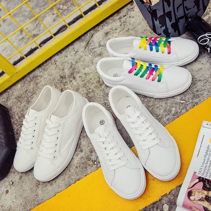 

2019 Canvas Shoe Ventilation Small White Shoes Woman Joker Motion Casual Shoes Woman Tide Shoes Student