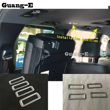 

Car Sticker Cover Styling Rear Back Box Air Vent Outlet Trim 4pcs For Toyota Noah Voxy 80 Series 2014 2015 2016 2017 2018