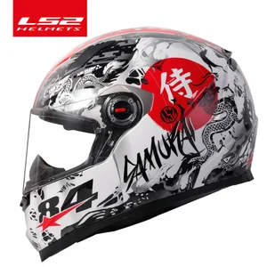 Image 2 - Original LS2 rhinoceros full face motorcycle helmet casque moto capacete ls2 ff358 no pump ECE approved