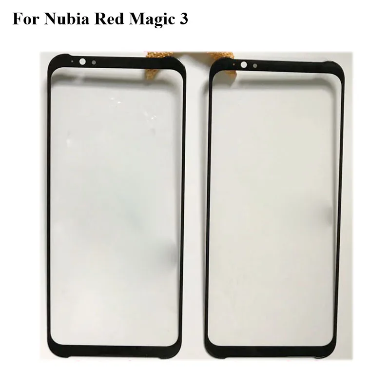 2 шт. для Nubia Red Magic 3 NX629J передняя внешняя стеклянная линза Ремонт сенсорного