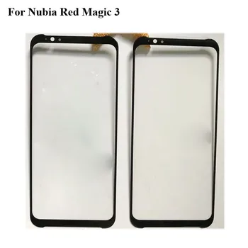 Перейти на Алиэкспресс и купить Для Nubia Red Magic 3 NX629J Magic3 переднее внешнее стекло для ремонта объектива с сенсорным экраном внешнее стекло без гибкого кабеля RedMagic 3 NX 629J