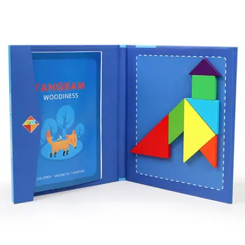 

Children's Educational Toys Wooden Magnetic Jigsaw Puzzle Toy Child Geometry Cognitive Toy Early Educational Toys