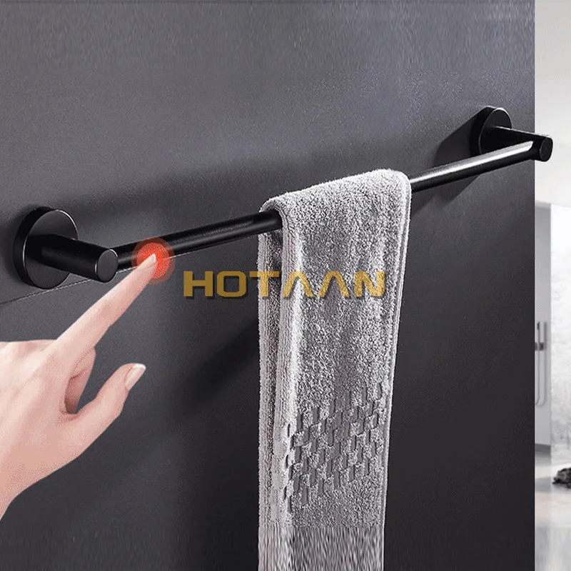 Wall Mounted Single Towel Bar Bathroom Towel Hanger Shelf Bathroom Accessories Holder towel holder,towel rack,bathroom facilities