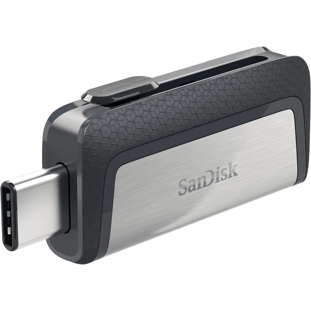 Серый SanDisk usb 128 ГБ SDDDC2 Экстремальная высокая скорость type-C USB3.1 двойной OTG USB флеш-накопитель 64 ГБ флеш-накопители 256 ГБ 150 м/с флешки - Цвет: Серый