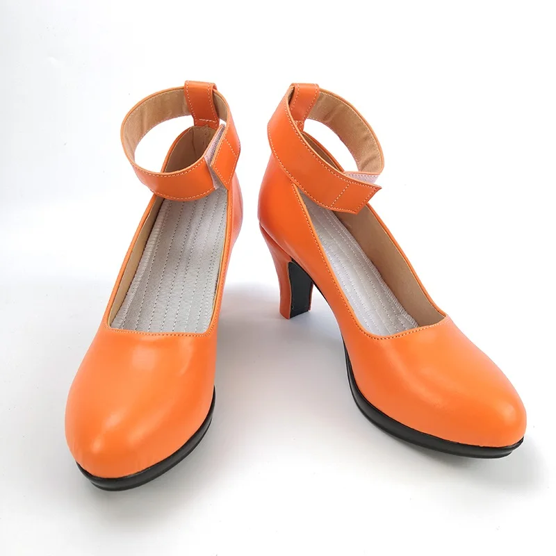 New Anime Cosplay Shoes Boots PU Leather High Heels Girls Halloween Party Size 35-43 | Тематическая одежда и униформа