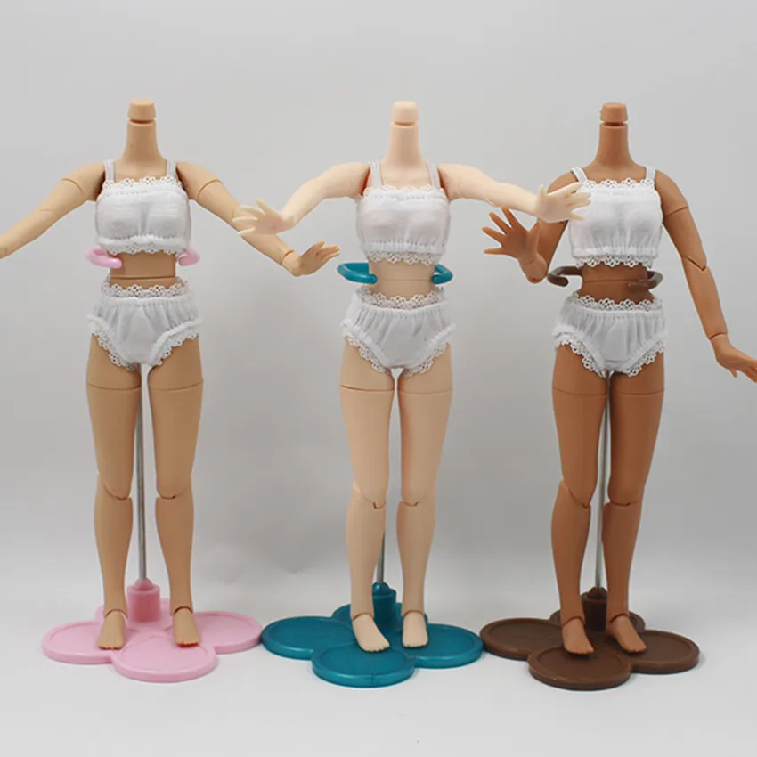 

Dolls Clothes Blyth Underwear Suit Bra and Panties Two Pieces Set Suitable All 1/6 Doll Baby Doll Accessories