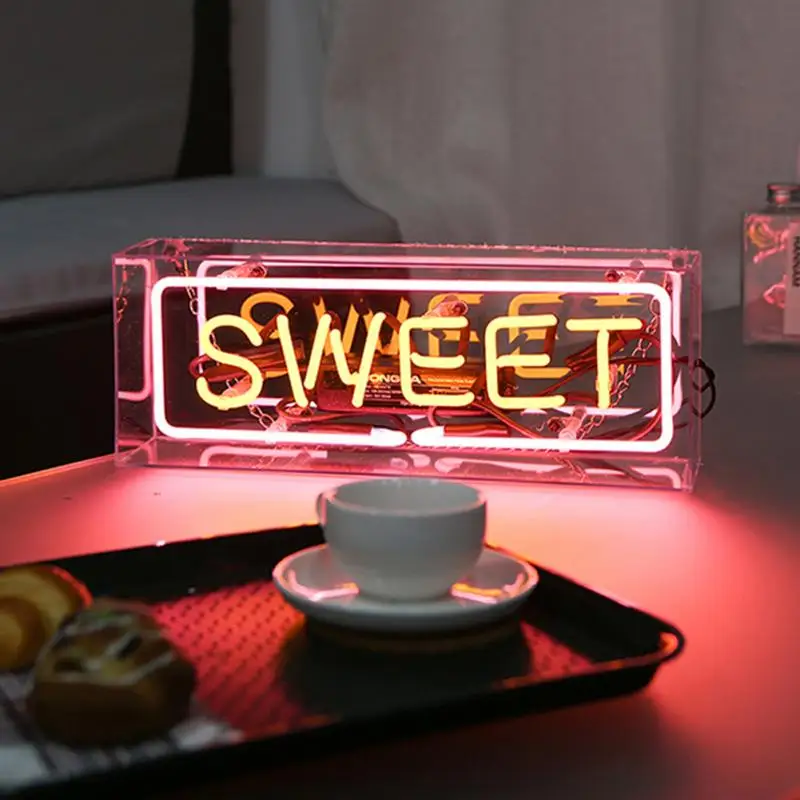 

Creative DREAM Neon Sign Light Fashion YEAH Birthday Message Board Holiday Xmas Party Wedding Decor Kid Room Colorful Night Lamp