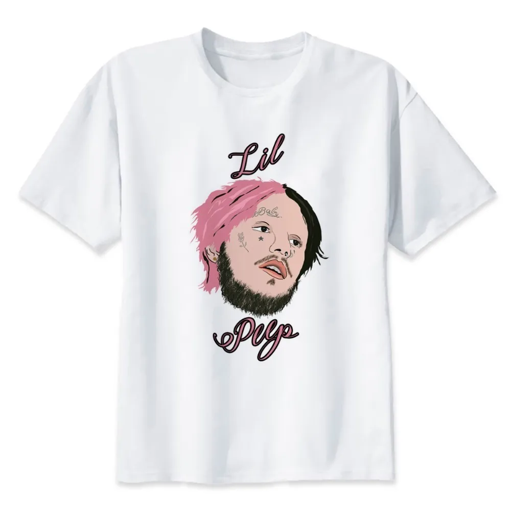 Новое поступление Lil Peep Man Футболка Хип-хоп рэп футболка на заказ футболка Забавные топы с рисунками - Цвет: 2307