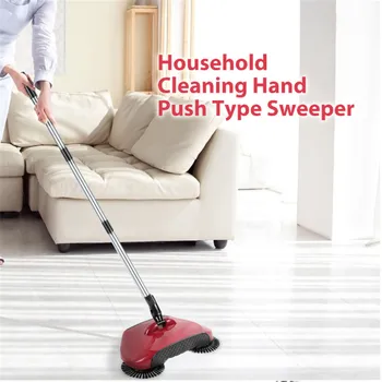 

FIMEI Hand Push Sweeper Household Cleaning Hand Push Type Sweeper Machine Adjustable Handle Rotatable Head