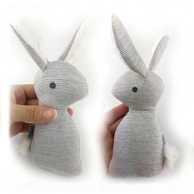 Детские погремушки игрушки животных милый кролик колокольчики плюшевые с ББ звук подарок Рождество Кукла WJ580