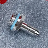 G1/4 Thread Soft Tube Hose Connector for PC Water Cooling System Accessory 6mm/7.2mm/9mm/11mm Chrome Plated For Tube Fitting - Image 5