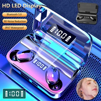 

TWS Bluetooth 5.0 Headset Wireless Earbuds Stereo Earphones Headset @M23