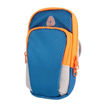 

Sport Armband Mobile Phone Case On Hand Cellphone Holder Bag Gym Running Pouch Arm Band For 7inch Screen Polyester Material