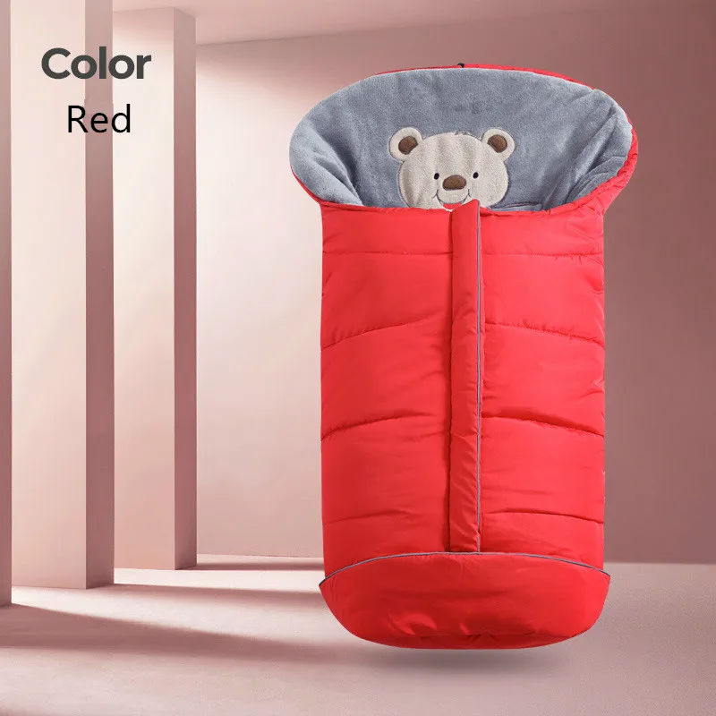  2019 Winter Baby Stroller Sleeping Bags Warm Envelope For Newborn Infant Windproof Cocoon Stroller 