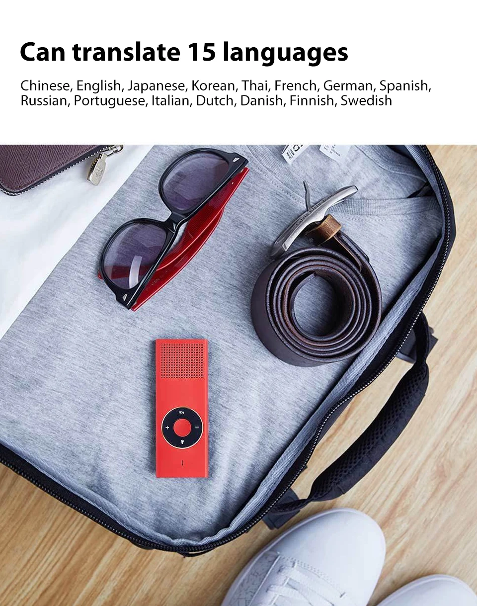 The latest Xiaomi mijia translator Pro travel research work 15 languages Microsoft translation engine 7 days standby 8H translat (4)
