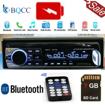 

Radio Car Bluetooth Stereo MP3 Audio Player 5V Charger FM/USB/SD/AUX Auto Electronics Subwoofer In-Dash 1 DIN