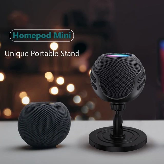 Soporte de altavoz inteligente de madera para HomePod Mini, Base de  escritorio, soporte antideslizante para Audio, accesorios para HomePod Mini  - AliExpress
