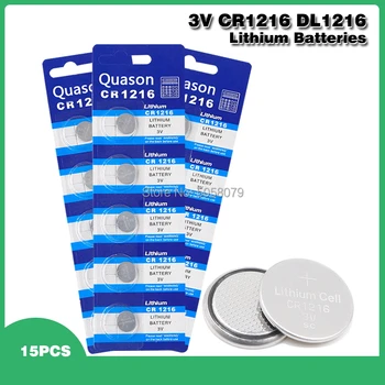 

15pcs 3V CR1216 CR 1216 Watch Clock Pilas Lithium Li-ion Coin Cell Button Battery For Remote Control Computer Calculators